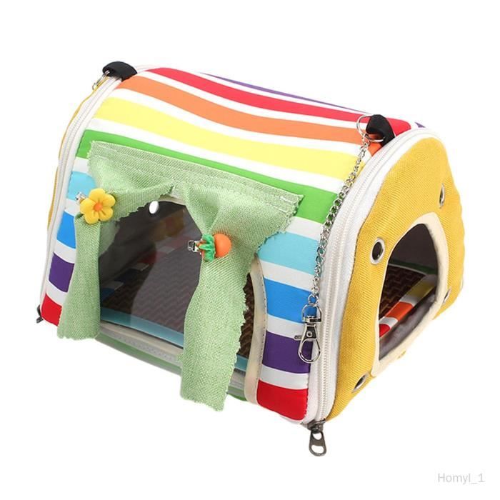 Meilleurs prix pour Nid doiseau boîte délevage de perroquets fenêtre transparente décorative lit de couchage pour perruches Conures Grand