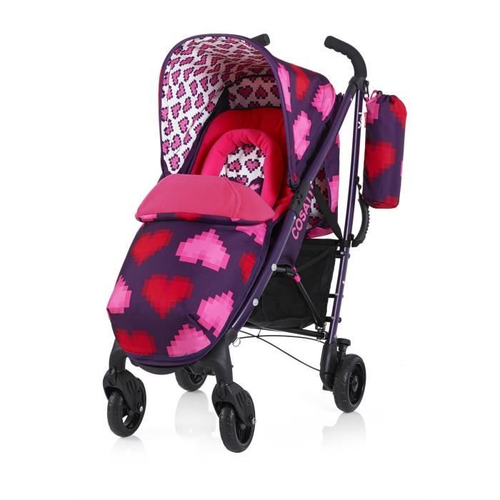 poussette cosatto rose