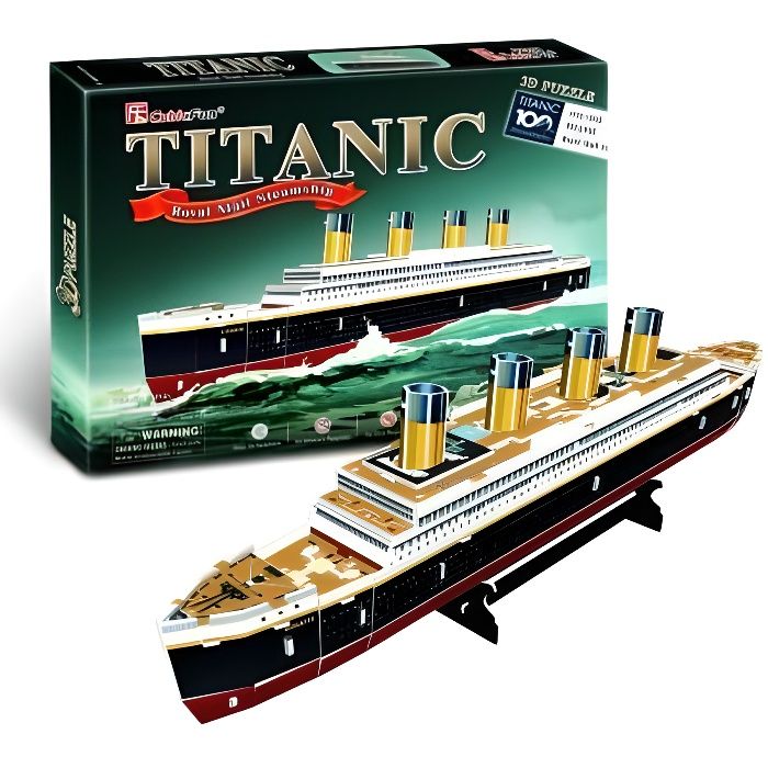 Puzzle 3D Le Titanic Cdiscount Jeux Jouets