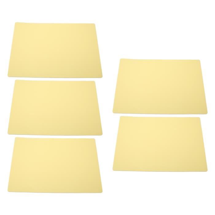 Peau D'entraînement Tatouage 3mm - 5 Pièces 12x8 Pouces | Silicone Doux Double Face | Pour Débutants Et Pros