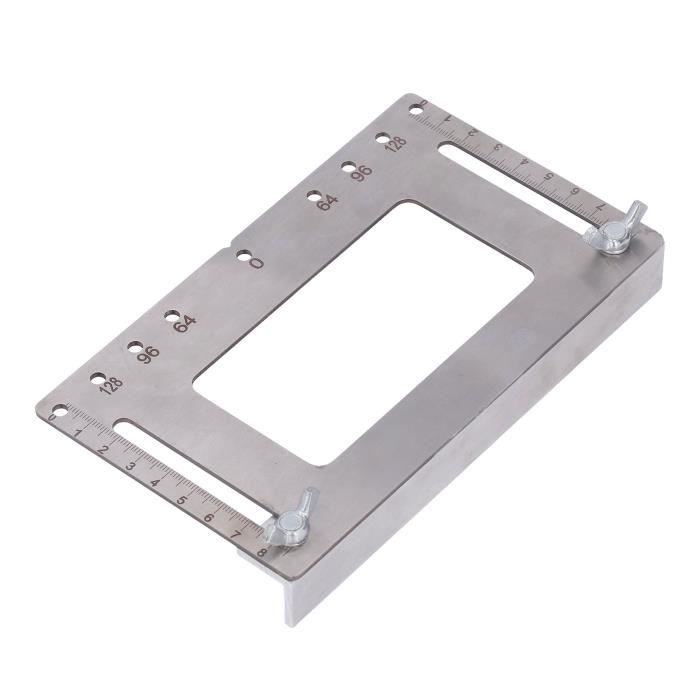 EJ.life Gabarit D'armoire Gabarit De Quincaillerie D'armoire Guide De Perçage En Alliage D