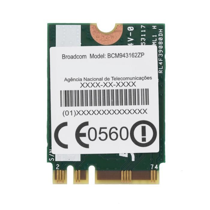 Module WiFi Bluetooth 5.0 Double Bande M.2 NGFF RTL8822CE - 802.11ac Windows Linux Android