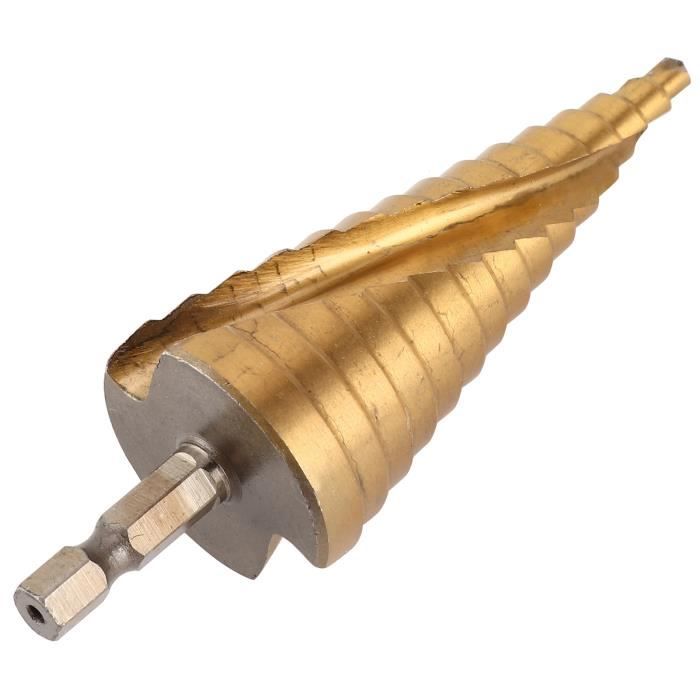 Foret étagé Bosch 1/8-1,3 Cm - Pour Perçages Progressifs | Acier Rapide, Longueur 80 Mm
