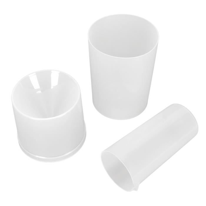 Qcwwy - Pluviomètre Professionnel Transparent En Plastique - Cylindre Extérieur + Entonnoir + Cylindre Gradué - Pour Mesure De Précipitations Et Enseignement