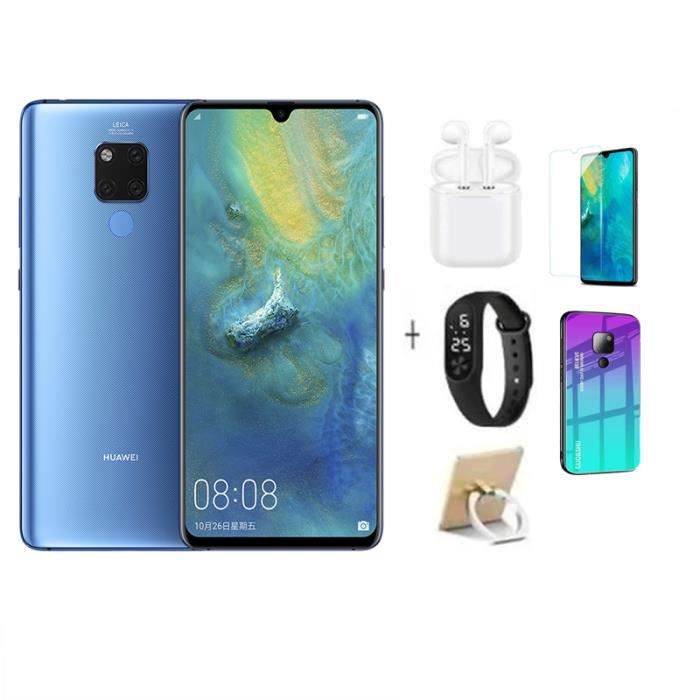 Tiroir Double SIM + MicroSD Pour Huawei Mate 20 – Bleu – Avec Outil D’extraction