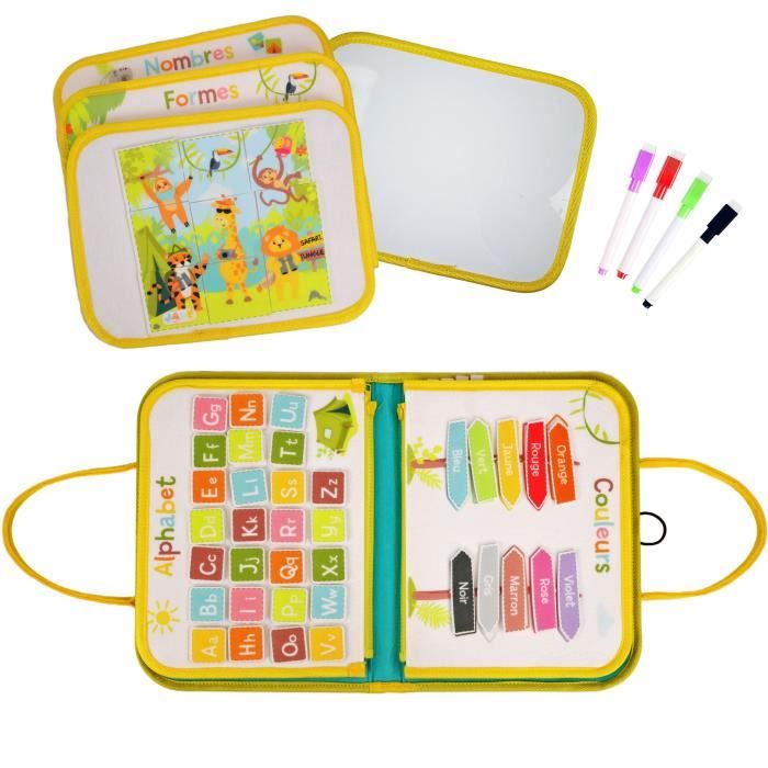 Pochette dActivitées - Montessori - JADE - Jeu Educatif - Voyage - Sensoriel - Jeu Pour Enfant - Design Français