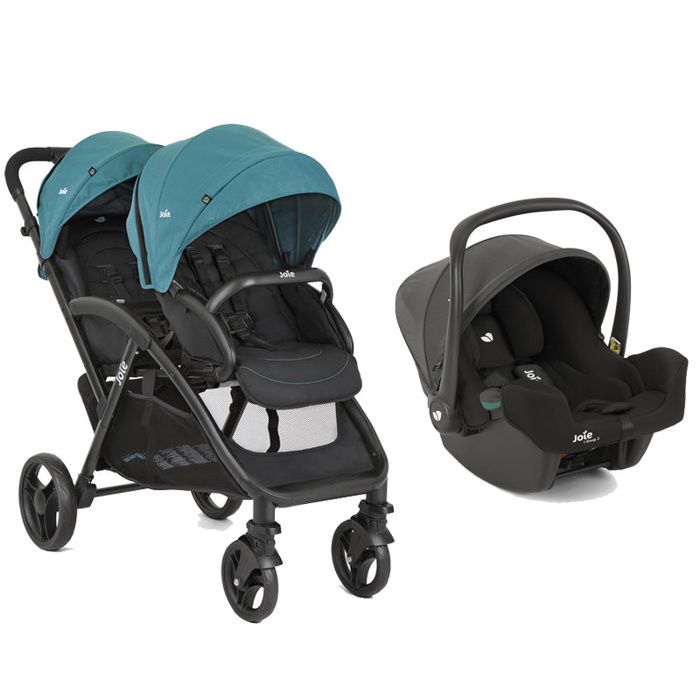 JOIE - Poussette DUO EVALITE double Capri + I-SNUG 2 Shale - Cdiscount  Puériculture & Eveil bébé