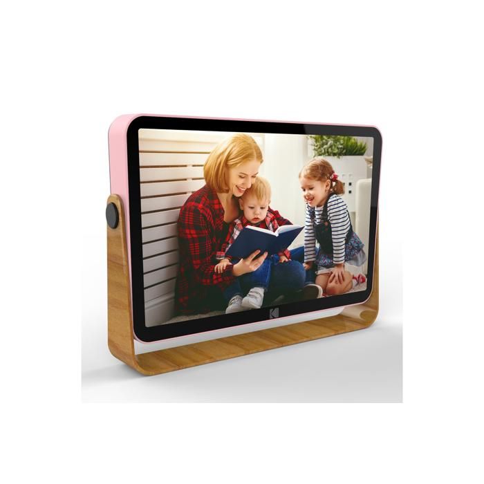 Cadre Photo Numérique KODAK WiFi 10 Pouces – Écran HD, Connexion Sans Fil – Partage De Photos à Distance – Design Moderne Bleu