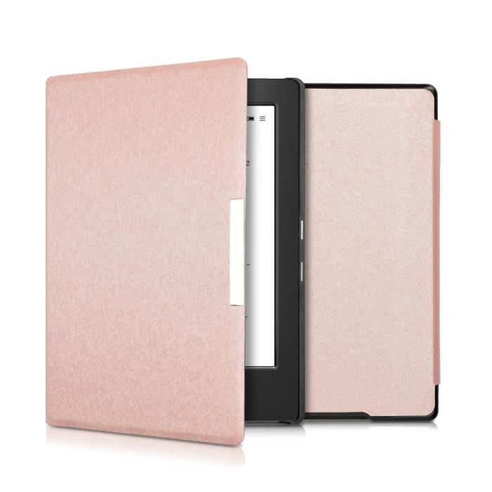 kwmobile Coque liseuse Kobo Aura Edition 2 Coque avec Rabat magnétique en Tissu Textile pour liseuse Kobo Aura Edition 2 