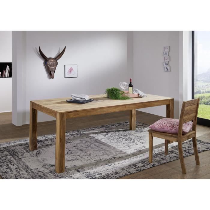 Table A Manger 160x90cm Bois Massif De Palissandre Teinte
