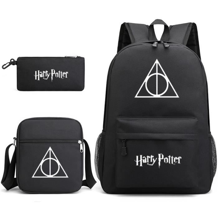 Lot de 3 Sac a dos ecole Cartable college Harry Potter Sac dos