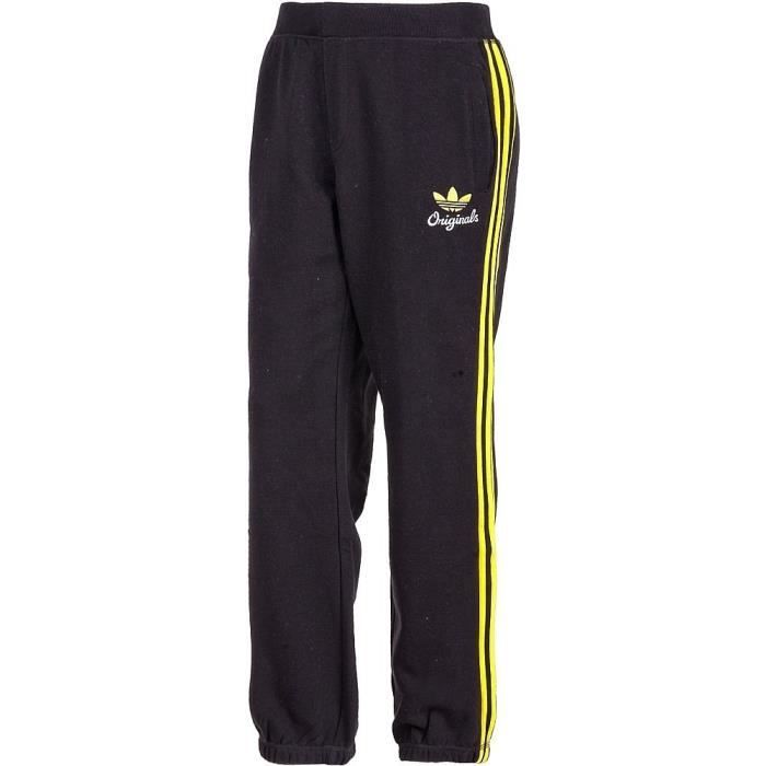 Survetement adidas noir et online jaune