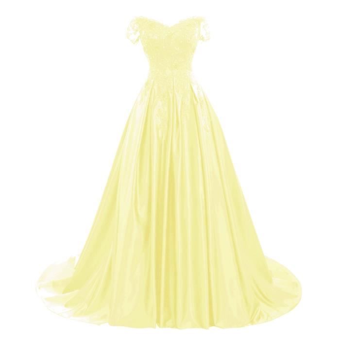 robe de princesse jaune