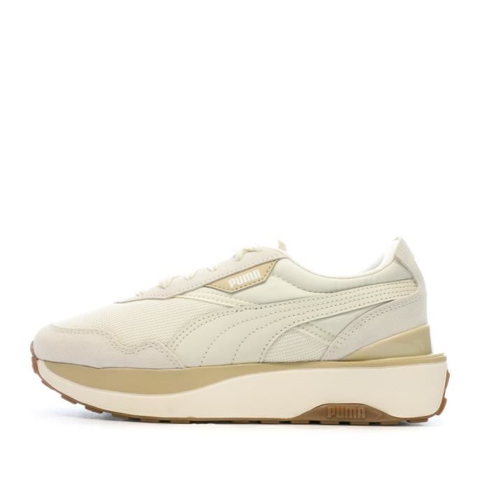 Baskets Beige Femme Puma Cruise Rider Silk Road Beige Cdiscount Chaussures
