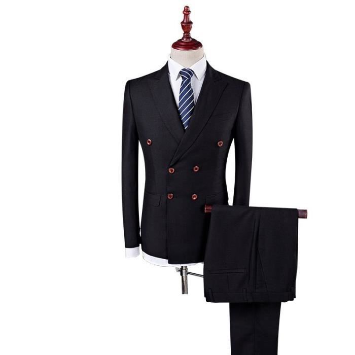 costume croisé homme
