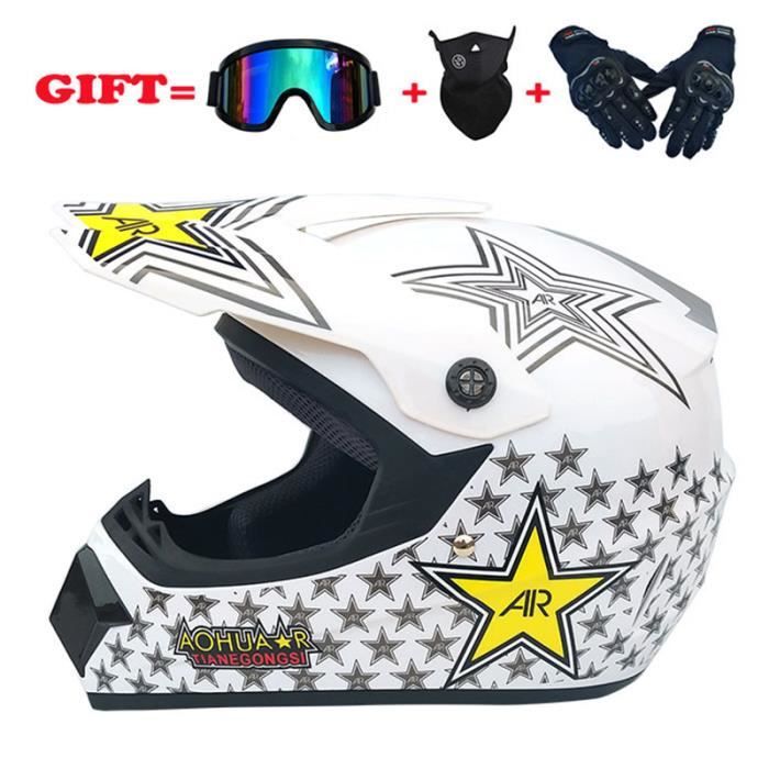 Casque De Motocross Kit Professionnel Casque De Moto Adultes Off-road