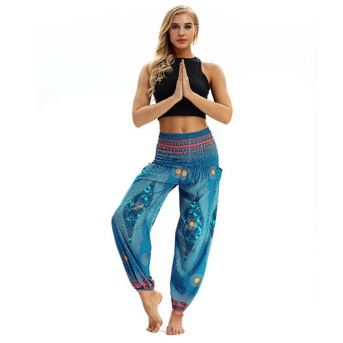 Pantalon Jogging Femme Large En Polaire | Taille élastique Avec Cordon | 95% Coton | Pour Loisirs Et Décontraction