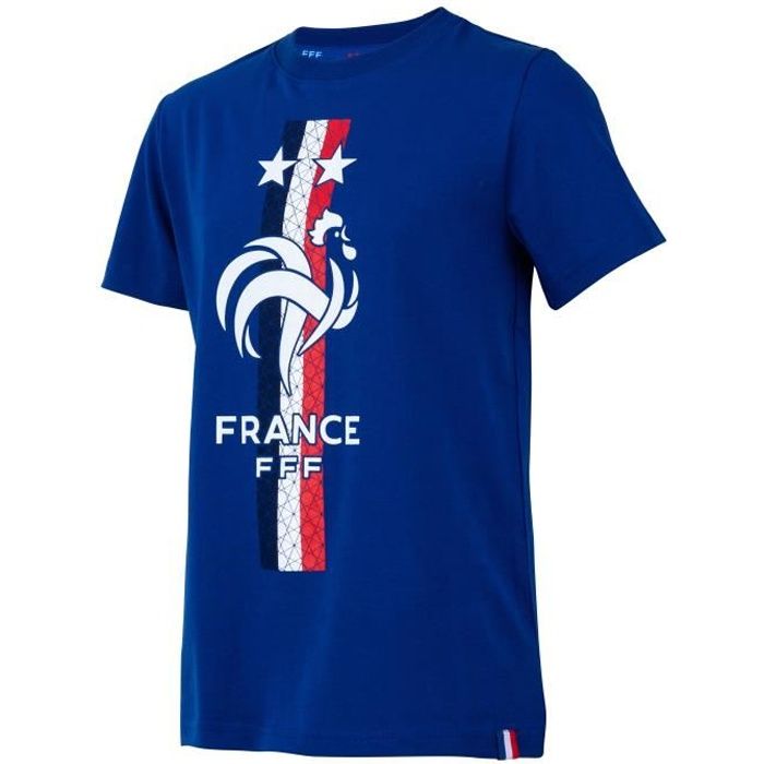 Maillot Equipe De France FFF - Bleu Pétrole - Taille M - 1 étoile - Occasion