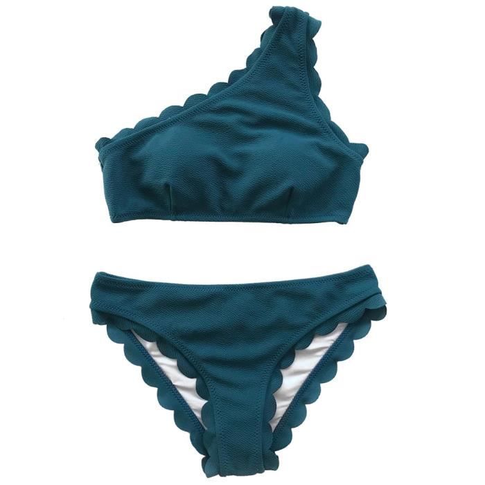 MAILLOT DE BAIN,CUPSHE maillot de bain asymétrique épaule dénudée en