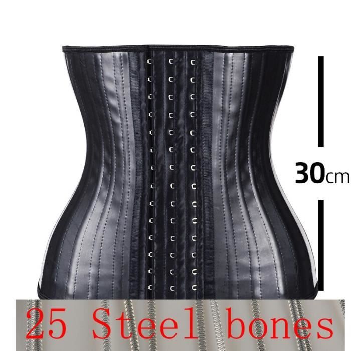 Gilet Amincissant Femme Latex Corset Taille Formateur Sauna - Beige XL - Effet Push-Up Et Maintien Dos