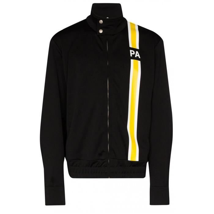 Sweat zipp bande logo Palm Angels Homme Noir Cdiscount