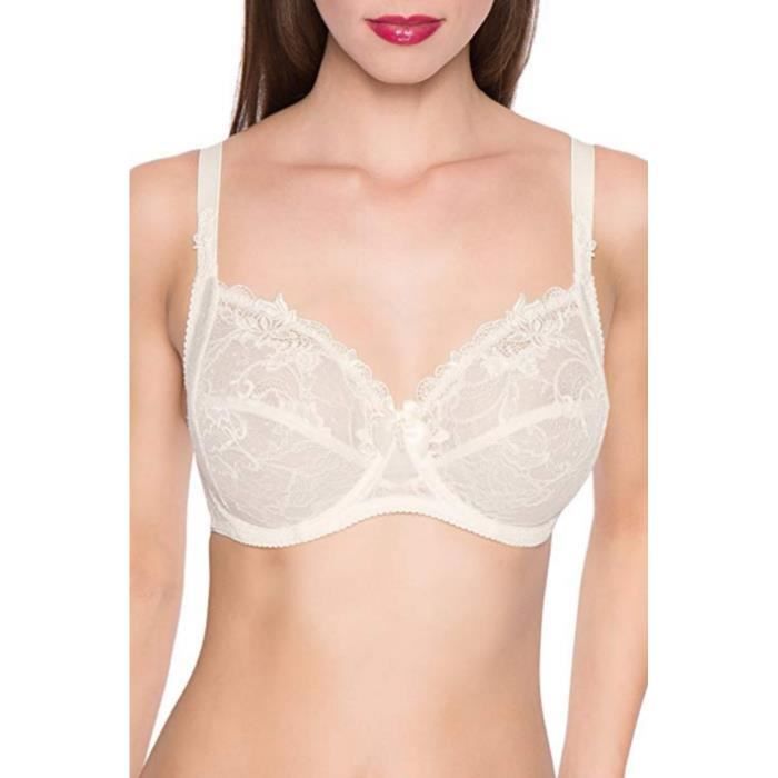 Soutien-gorge à Armatures Lise Charmel Affinité Nature - Taille 105G, Couleur Blanc, Neuf Avec étiquettes