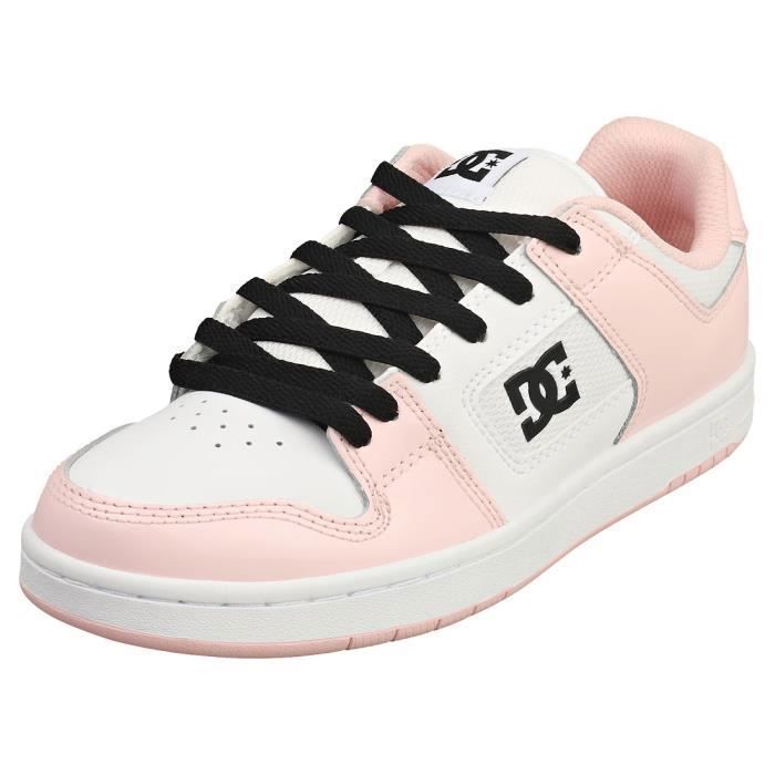 Baskets DC Shoes MANTECA 4 ADJS100161 LTP Femme 42 EU Rose blanc Cdiscount Chaussures