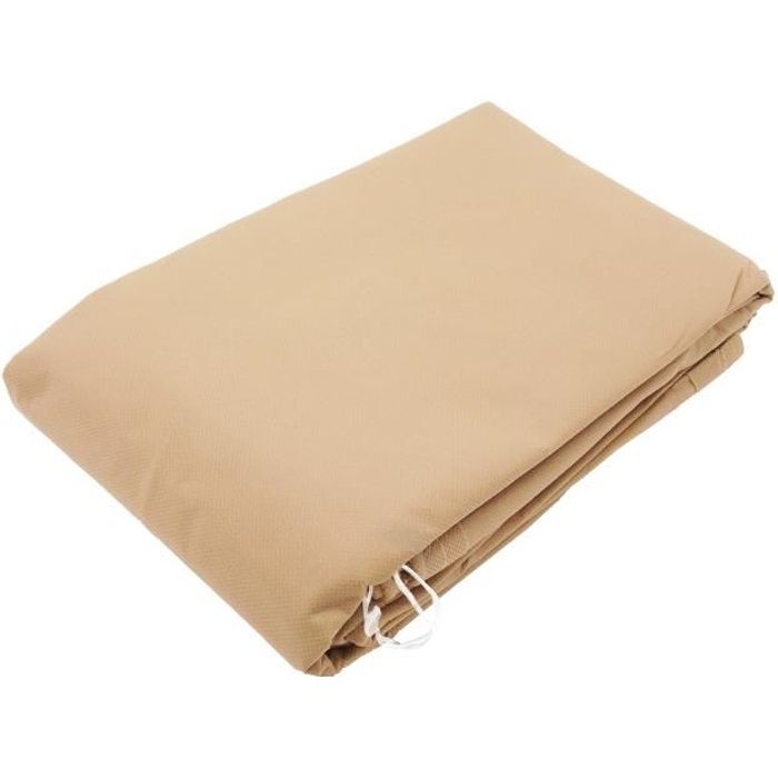 Housse d'hivernage en polypropylène - 50 gr/m² - Ø 100 cm x 1,50 m - Beige