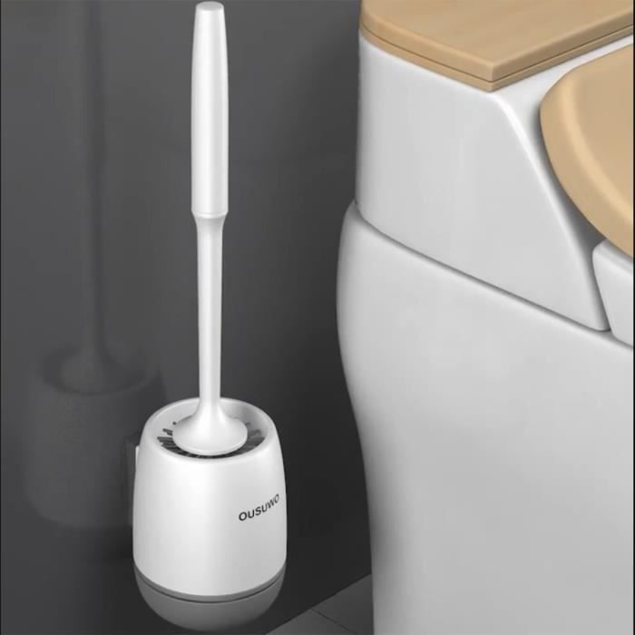Avanc Brosse De Toilette Wc Silicone Tpr Nettoyage Salle De Bain