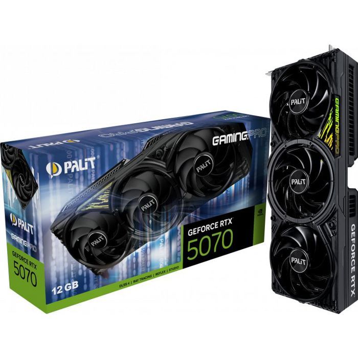 Carte Graphique Palit GeForce RTX 5070 GamingPro – 12 Go GDDR7 - vue 4