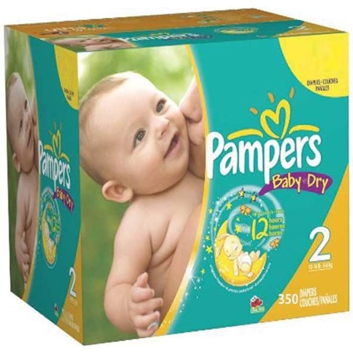 Pampers 210 Couches Bebe Taille 2 Baby Dry Cdiscount Pret A Porter