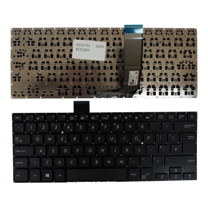 Clavier d'ordinateur portable américain pour ASUS VivoBook