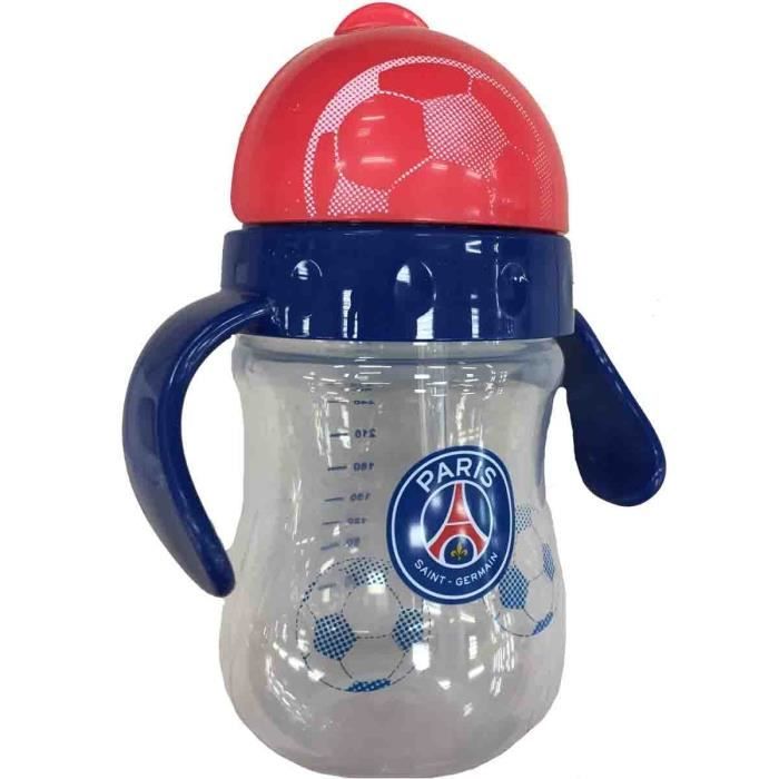 Gobelet A Paille Biberon Pour Bebe Psg Paris Saint Germain Officiel Bleu P Cdiscount Puericulture Eveil Bebe