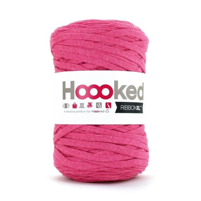 bleu océan Hoooked RibbonXL 120M fils de coton tricot Crochet