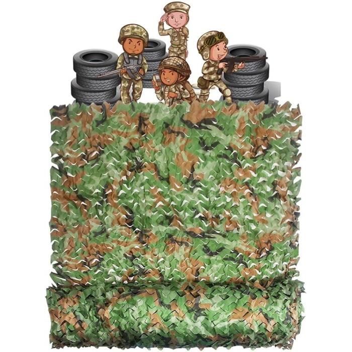 Jungle Camouflage Net,Filet De Camouflage Couche Double,Filet D'Ombrage