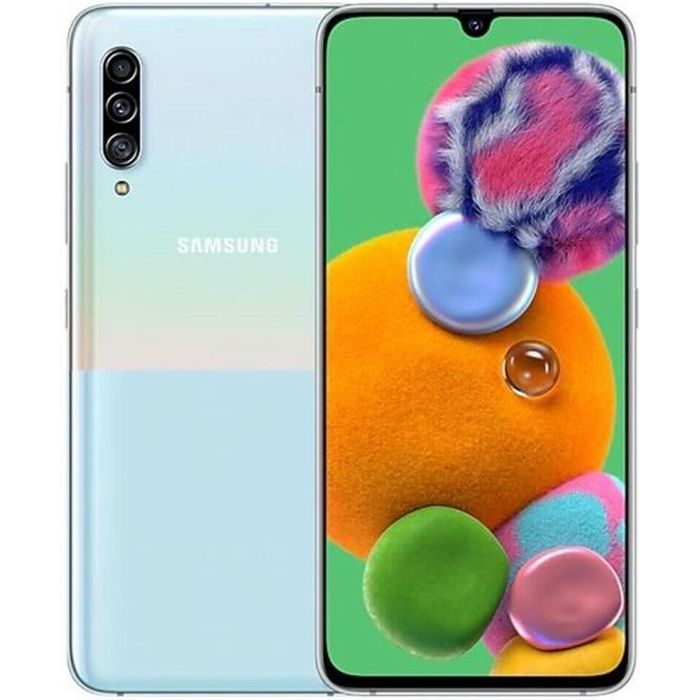 Samsung Galaxy A90 5G SM-A908N 128 Go Blanc - Cdiscount Téléphonie