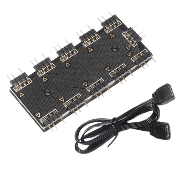 Tbest Contrôleur De Lumière LED Contrôleur LED Sans Fil RF 5 En 1 Mini Barre Lumineuse LED Full