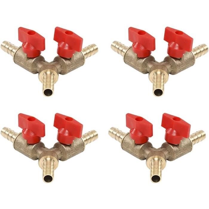 VANNE,PE-8--Valve à Bille Pneumatique à Raccord Rapide, 1 Pièce, 4 6 8