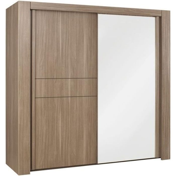 Armoire 2 Portes Coulissantes Taille Xl Macao L 250 X L 63 X H