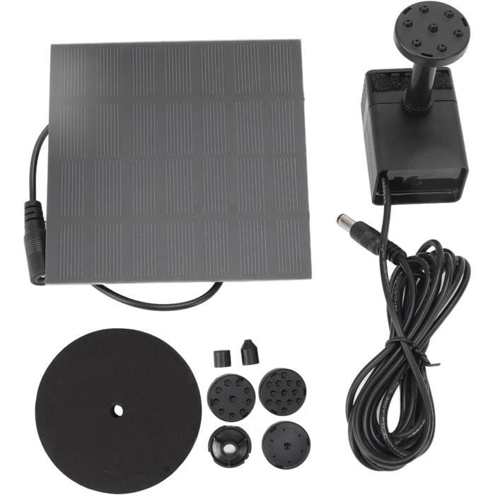Pompe à Eau Solaire 5W 5V Pour Fontaine De Jardin - Débit 160L/h - Fonctionne à L'énergie Solaire