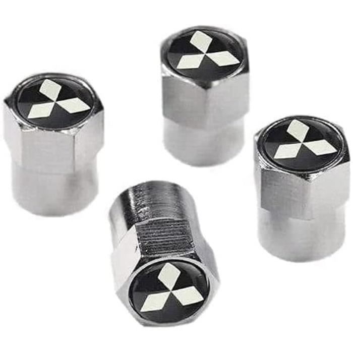 Lot De 4 Bouchons De Valve Pour Pneus - Voiture, Moto, Vélo, Quad - Accessoire Auto Universel