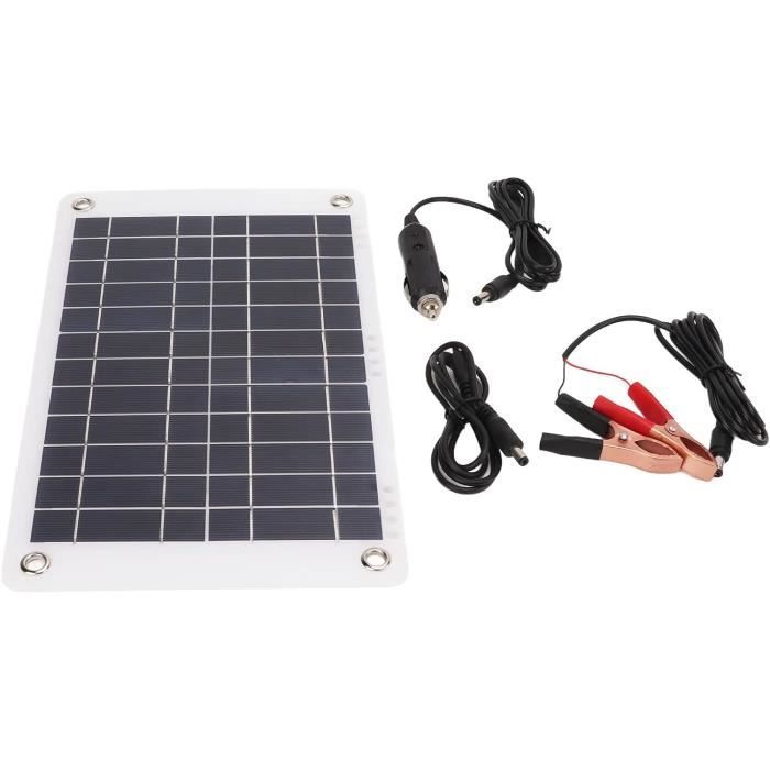 Panneau Solaire Monocristallin 5W 5V - Chargeur Solaire Portable USB Pour Téléphone Et Batterie