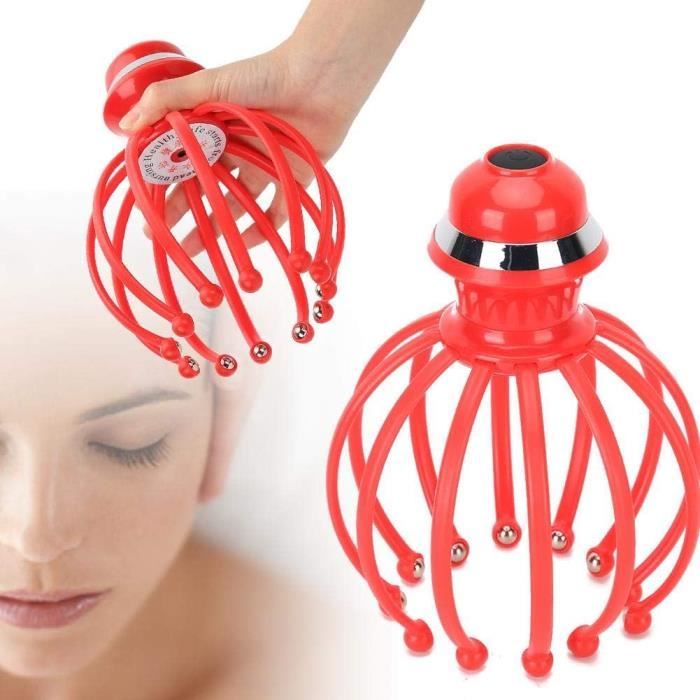 Masseur De Tête Et Cuir Chevelu - Outil De Massage Anti-stress, Neuf, Référence ZE030