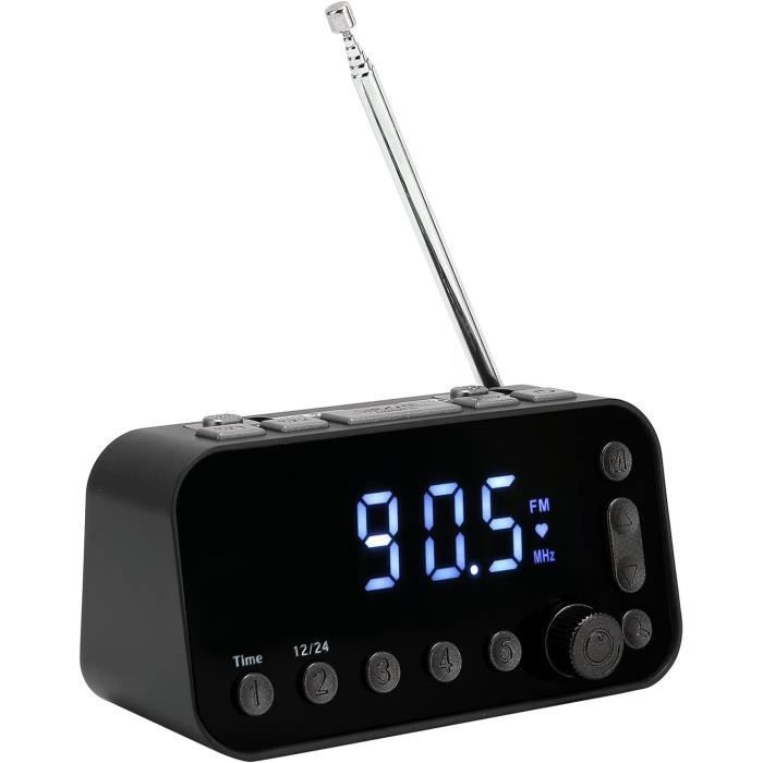 Réveil Analogique DELSAY 9901 - Occasion, Numérique, Gris, Alimentation Mécanique/quartz