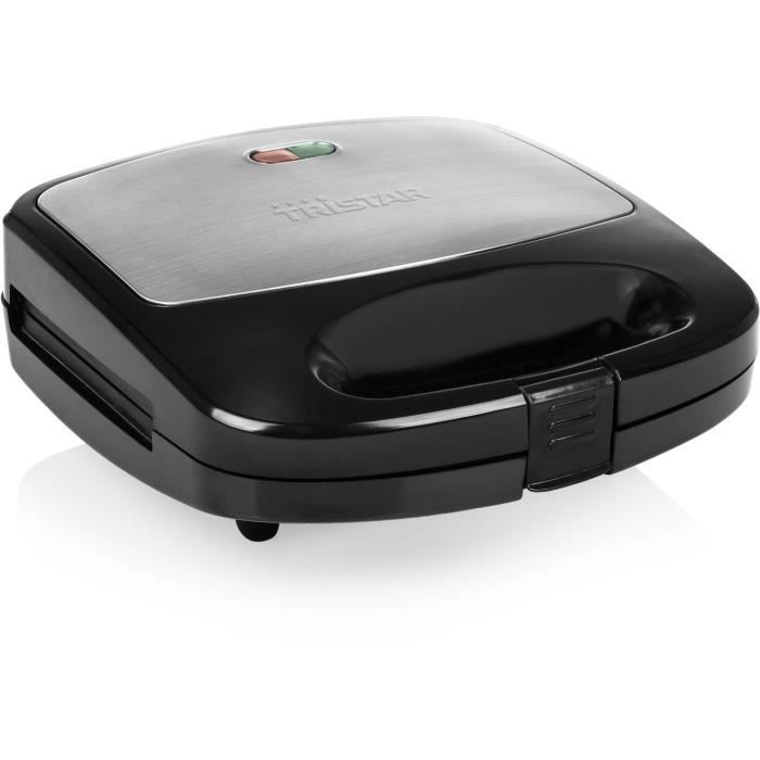 TRISTAR - SA-3070 - Grill 3 en 1 - 800W - Plaque 21,5cm x 12cm - Sandwichs + grill + Gaufres
