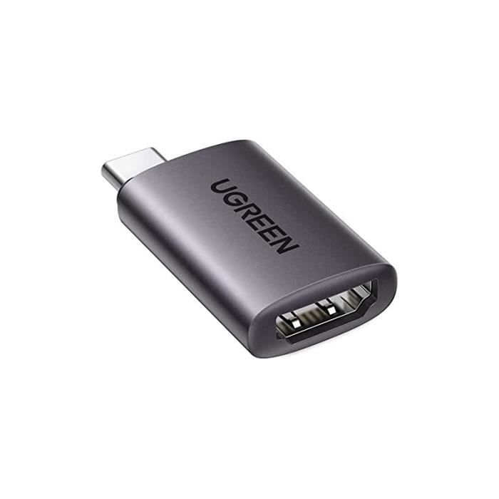 SABRENT Adaptateur USB C vers HDMI 4K 60 Hz, Adaptateur HDMI USB C Thunderbolt Compatible, pour MacBook Pro/Air, iPhone 15/16, Ordinateurs Portables, tablettes, Design en Aluminium (DA-CH4K