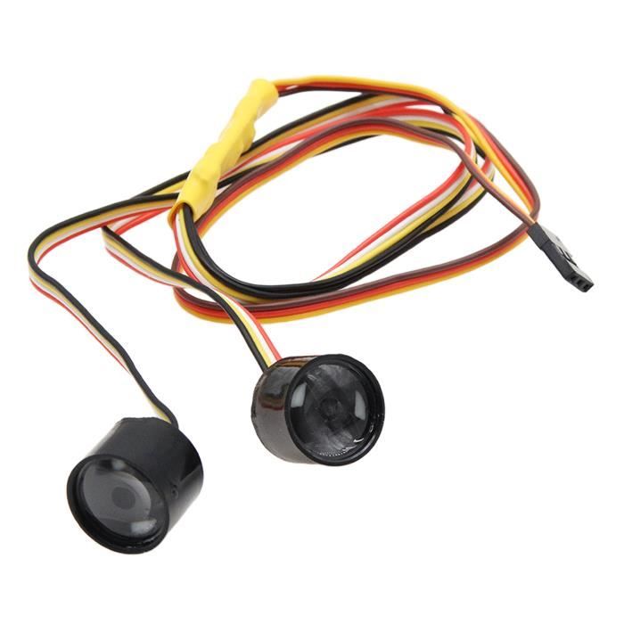 Kit d'éclairage RC, Kit d'éclairage LED RC 3 Modes de Scintillation Différents 3 Pièces/ensemble Drone Flash LED Lumière sans Fil Drone Lumière RC