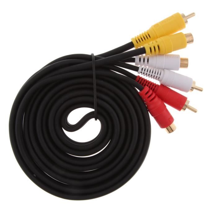 CABLE ANTENNE - ADAPTATEUR ANTENNE - REGLAGE ANTENNE - CABLE PARABOLE -  ADAPTATEUR PARABOLE - REGLAGE PARABOLE 3 rallonges rca - réglage antenne,  avis et prix pas cher - Cdiscount
