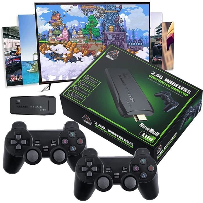 Console de jeu TV HDMI 64 Go+ 2 manettes de jeu sans fil