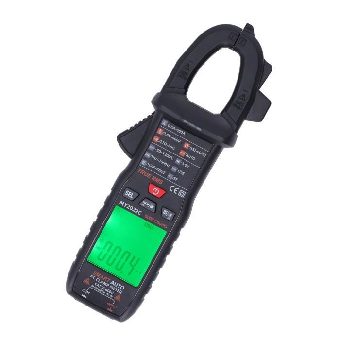 Multimètre à Pince Numérique TRMS BTMETER BT-570N - 6000 Counts, Mesure AC/DC, Pince 40mm, Cat III 750V